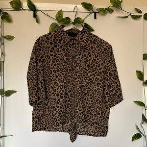 Leopard Cheetah Print top